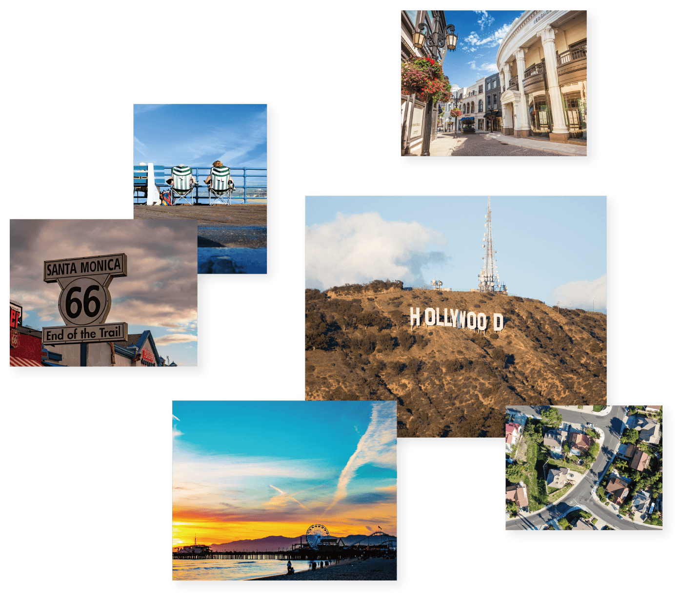 ハワイ・ワイキキビーチの風景とコンドミニアム群