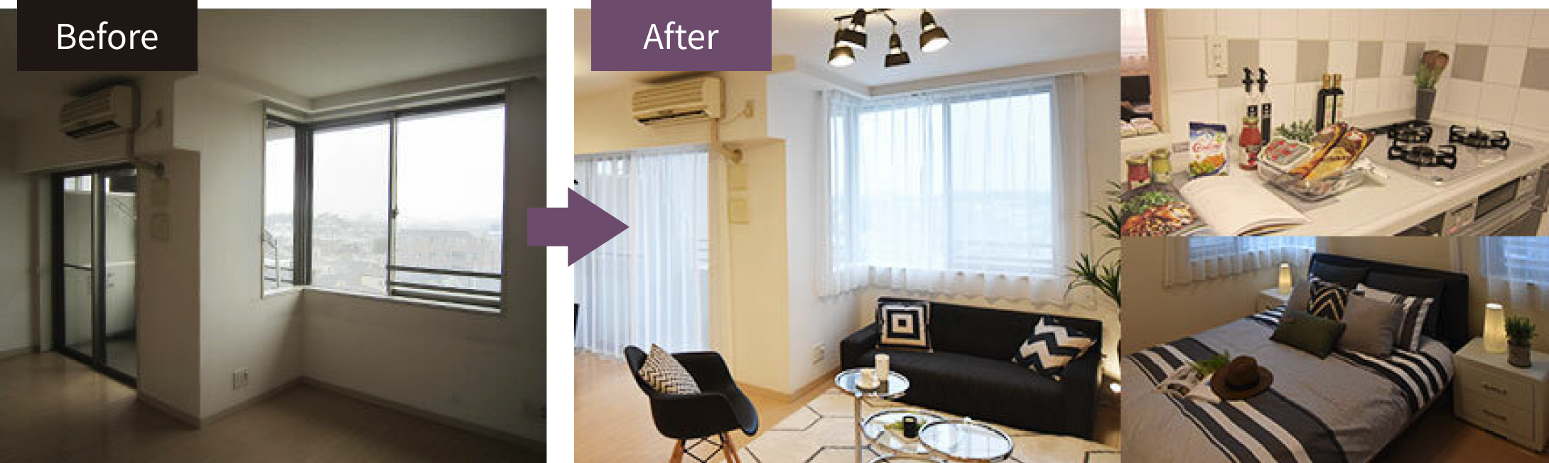 Before → After｜01