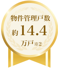 物件管理戸数約14.4万戸※2
