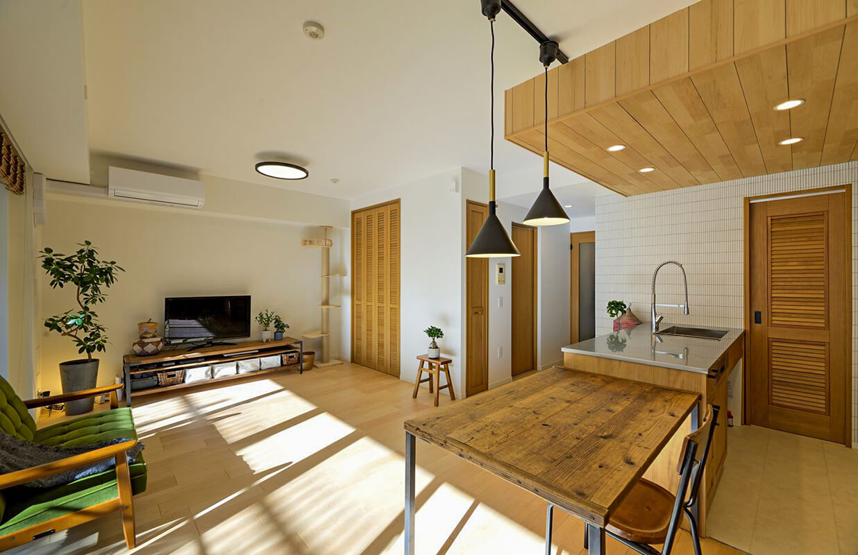 ナチュラルテイストに囲まれたお住まい