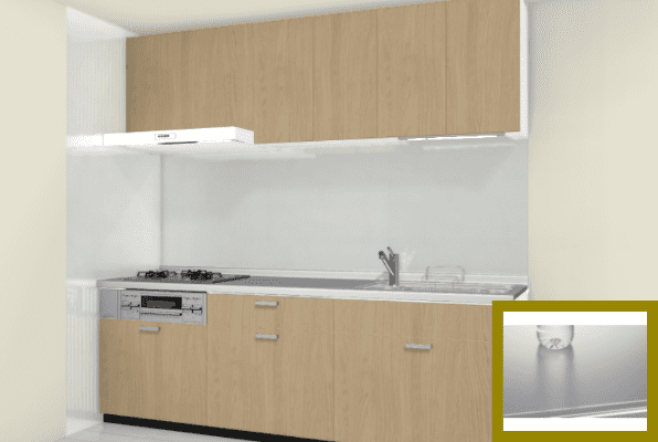 プレーンオーク/ステンレス