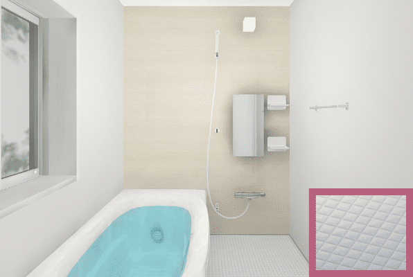 ウッドグレインライト/ホワイト(床)