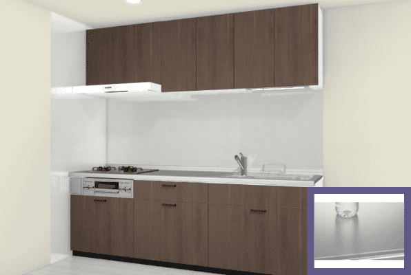 プレーンウォルナット/ステンレス