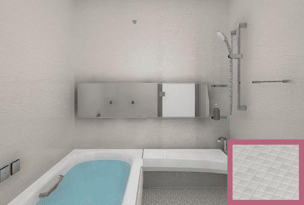 HGシルク/モザイクホワイト(床)