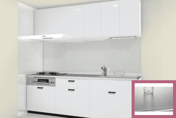 スムースホワイト/ステンレス