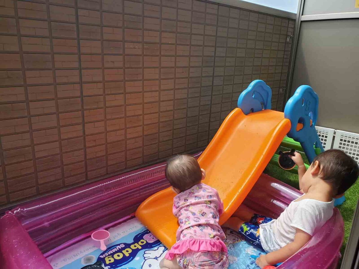 ベランダ プール