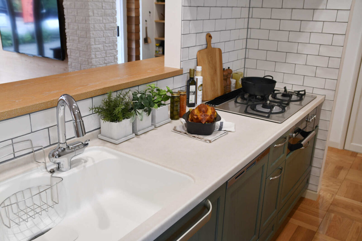 人工大理石　キッチン　メリット