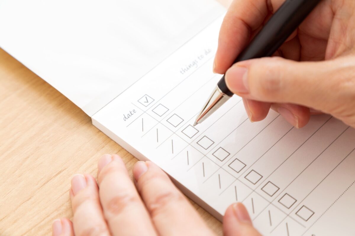 オンライン内見　チェックリスト