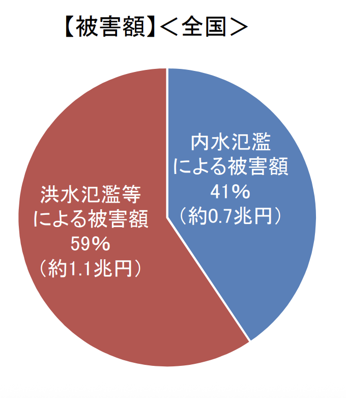 外水氾濫　被害額