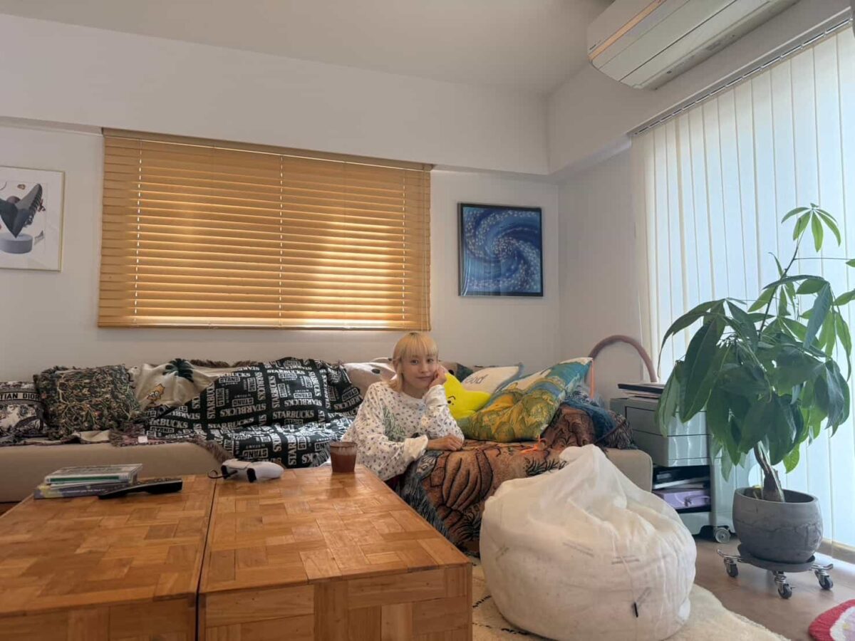 好きなものに囲まれて幸せいっぱいの高橋さん